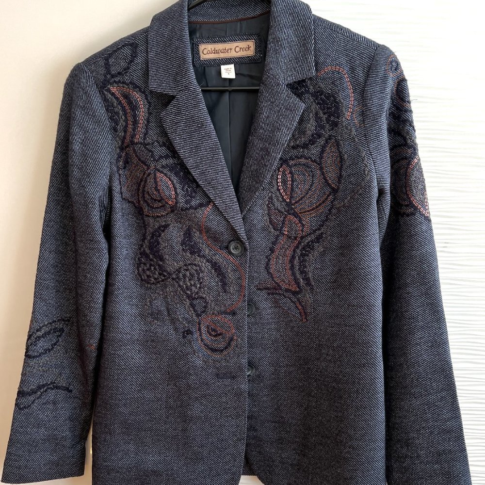 Coldwater Creek Embellished blazer